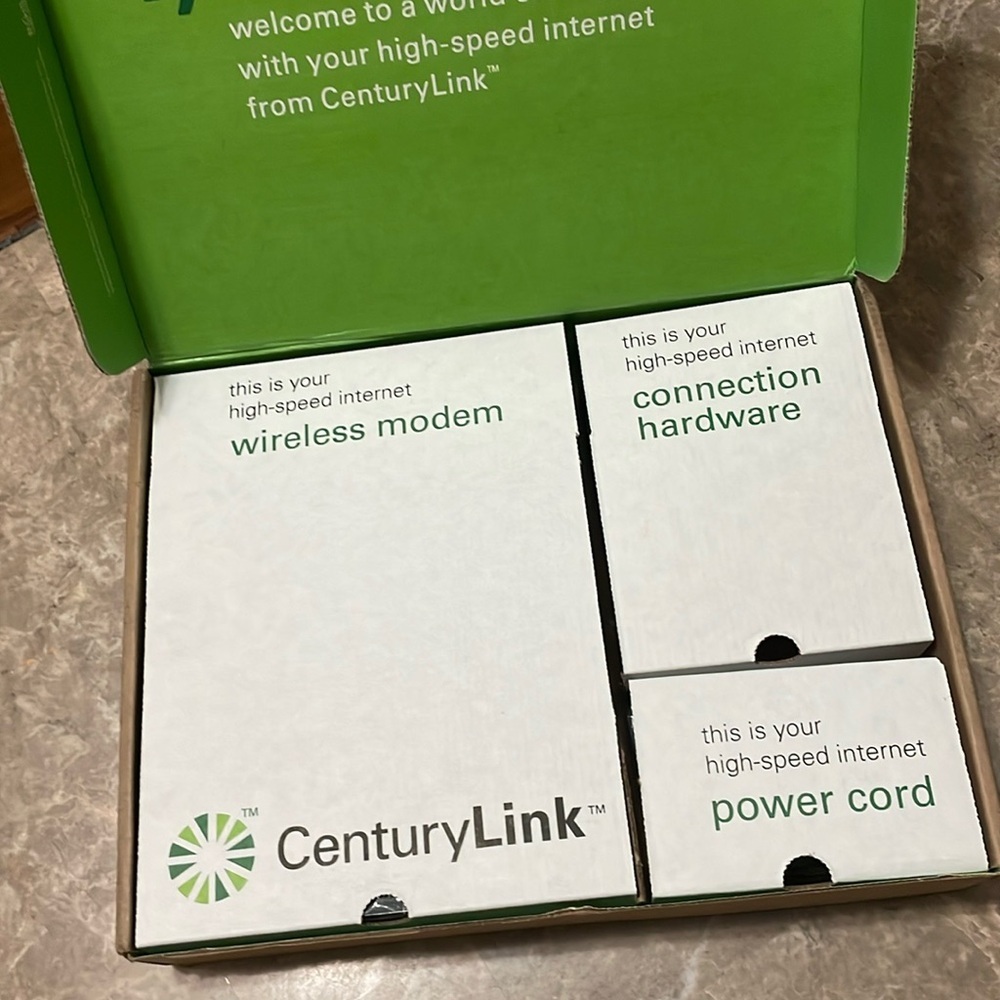 - Century link high speed wireless modem